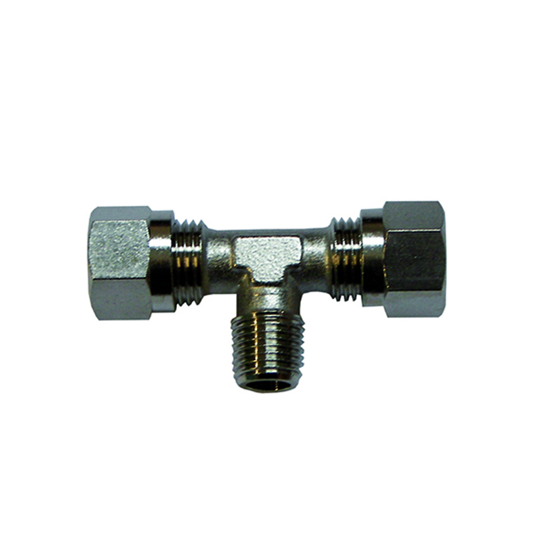 RACCORDO A TEE IN OTTONE