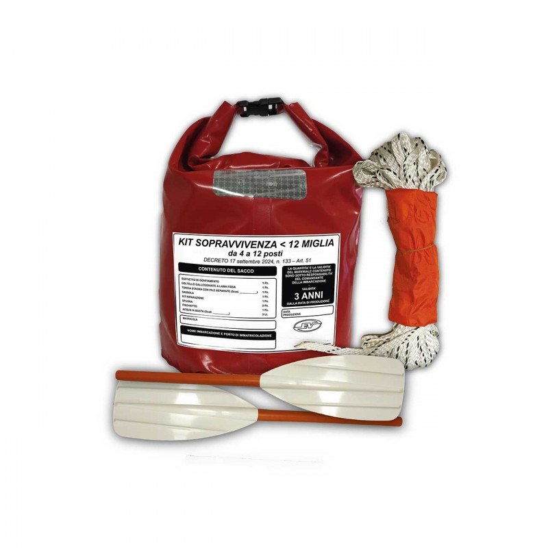 KIT SOPRAVVIVENZA ENTRO 12 MIGLIA