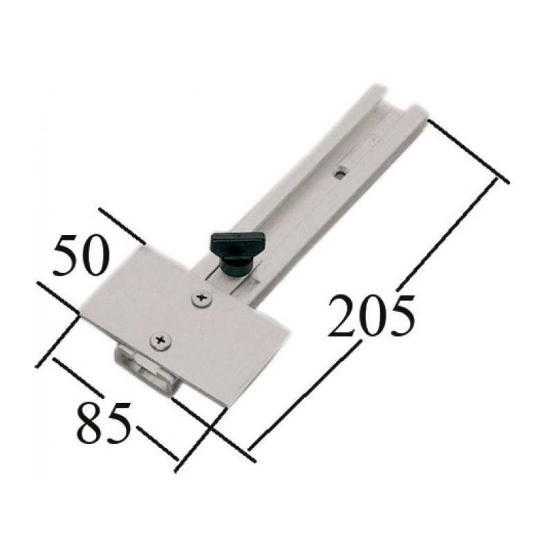 PORTATRASDUTTORE IN ALLUMINIO