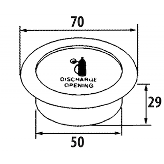 ANELLO ANTI INCENDIO Ø MM.70