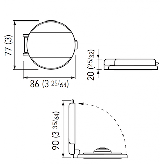 PULSANTE A PIEDE NERO