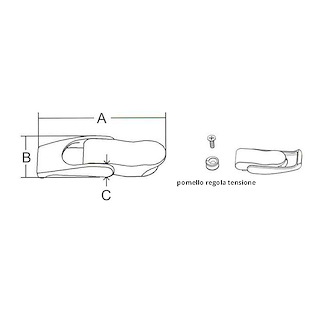 CHIUSURA INOX 316 SENZA CHIAVE